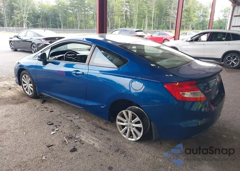 2012 Honda Civic Ex z USA, uszkodzony, nr VIN 2HGFG3B85CH535711